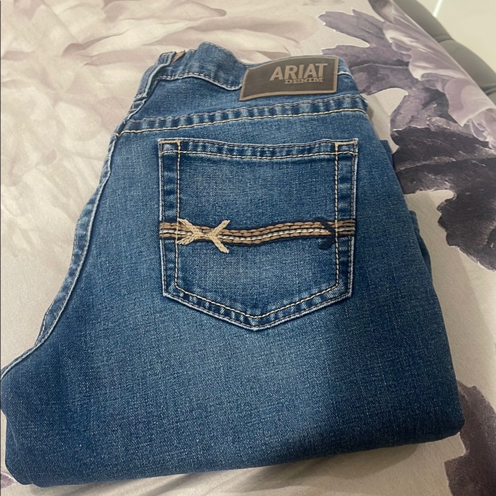 Ariat M2 Relaxed Boot Cut Jeans in Blue